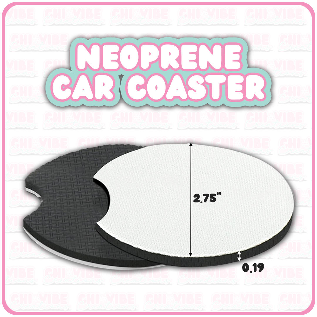 Sweet Strawberry (Picnic) Car Coasters