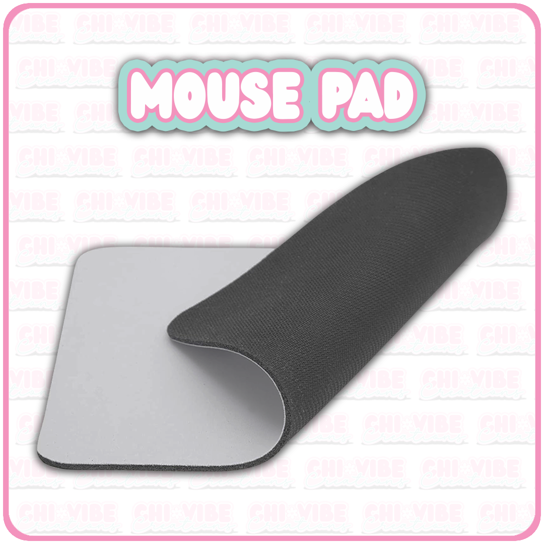 Coquette Cherries (Tiled Pink) Mouse Pad