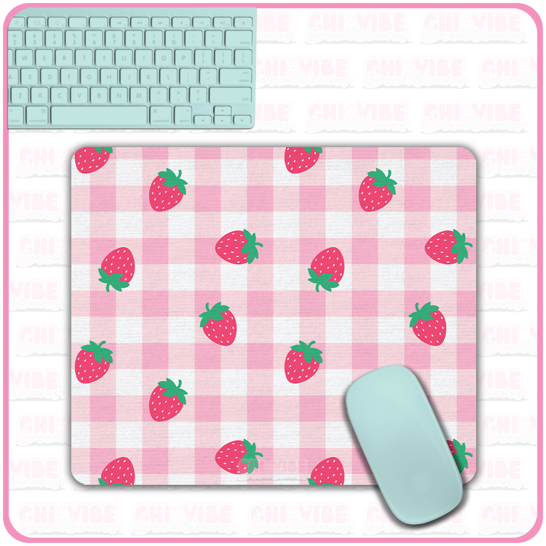 Sweet Strawberry (Picnic) Mouse Pad