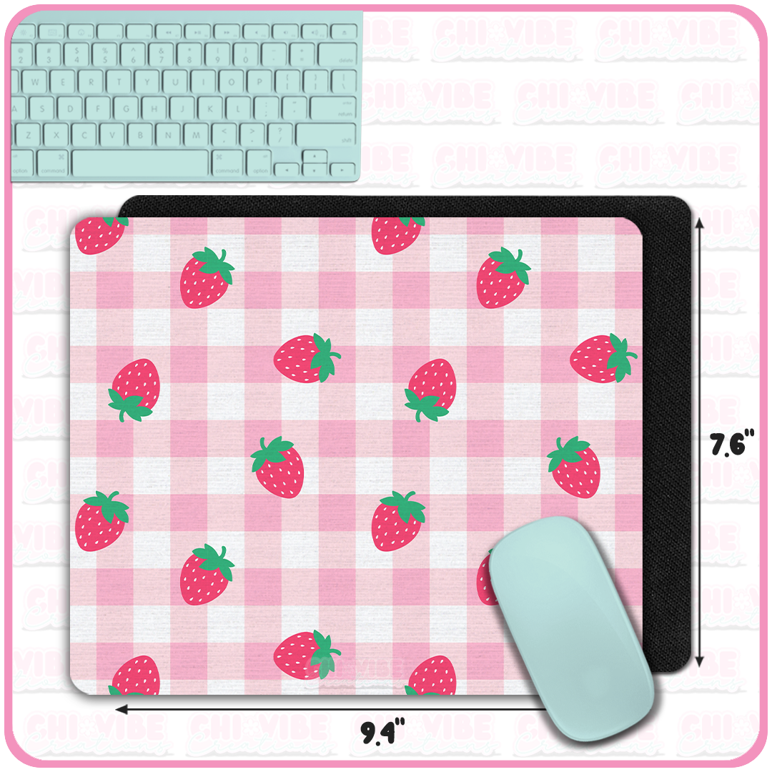 Sweet Strawberry (Picnic) Mouse Pad