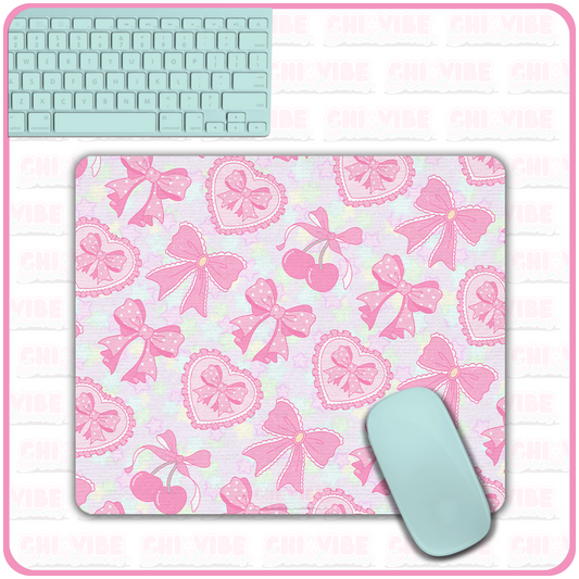 Coquette Cherries (Stars) Mouse Pad