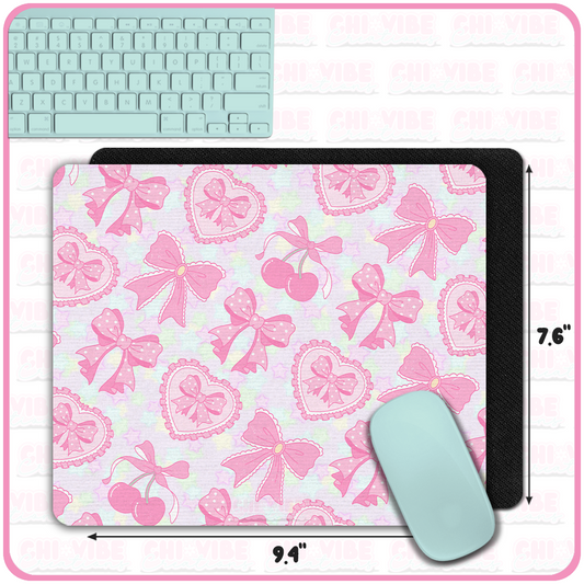 Coquette Cherries (Stars) Mouse Pad