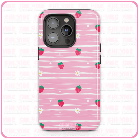 Sweet Strawberry Tough iPhone Case