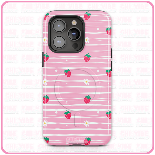 Sweet Strawberry Tough iPhone Case