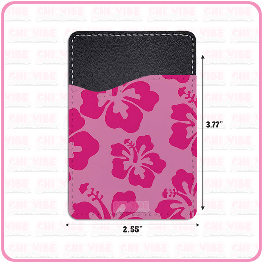 Hibiscus (Pink) Phone Wallet