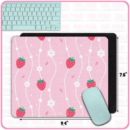 Sweet Strawberry (Vines) Mouse Pad